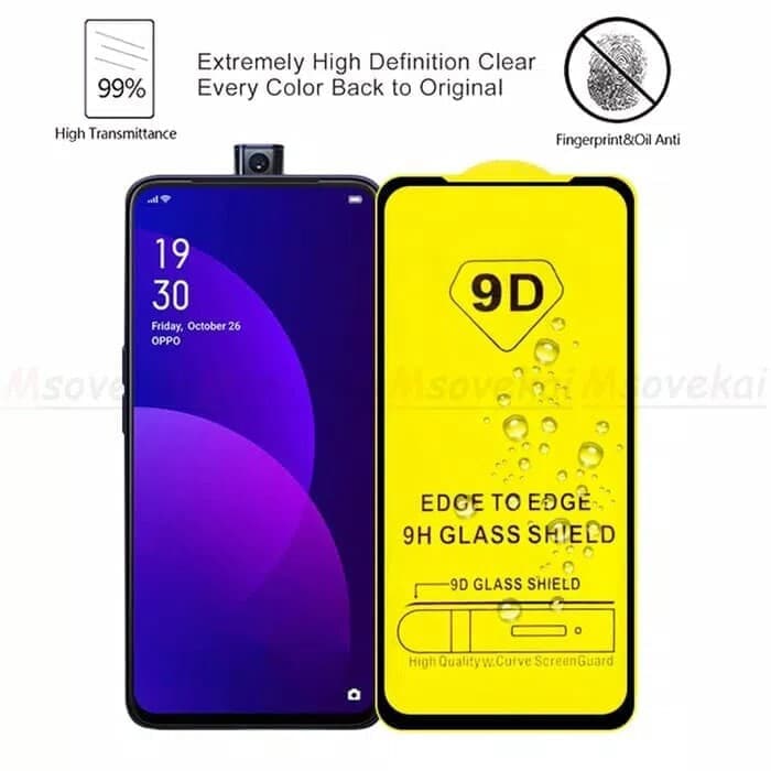 Kính cường lực Oppo F11 Pro Glass Cover 9D full màn hình 2