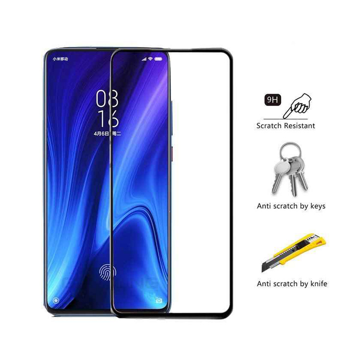 Kính cường lực Redmi K20 Pro / K20 Glass Full Cover 6D Cong theo màn hình 2