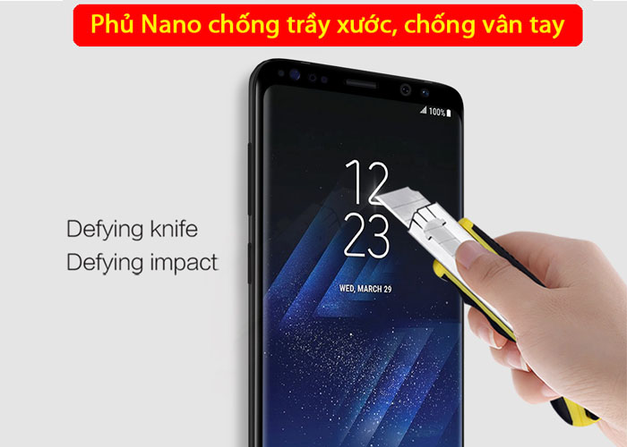 Kính cường lực Samsung Galaxy S9 Nillkin 3D CP+ Max full toàn màn hình 3