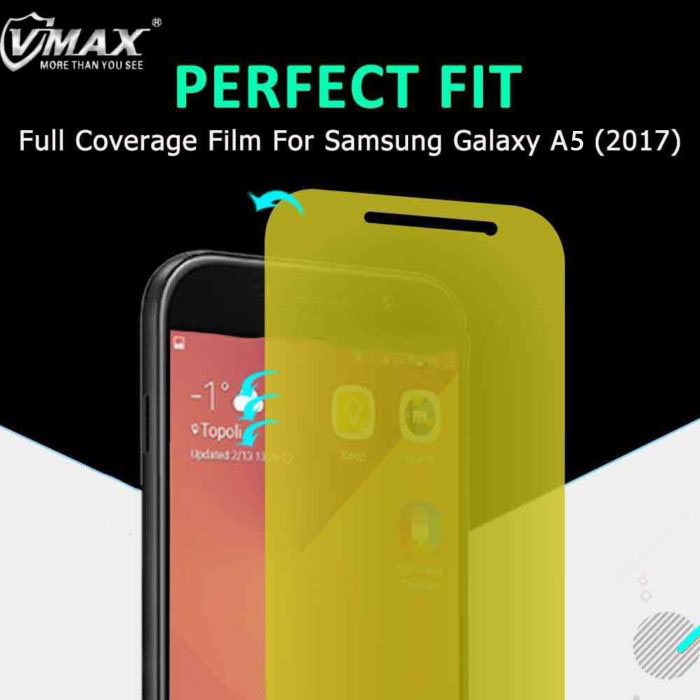 Miếng dán full màn hình Galaxy A5 2017 Vmax 3D Curved TPU 1