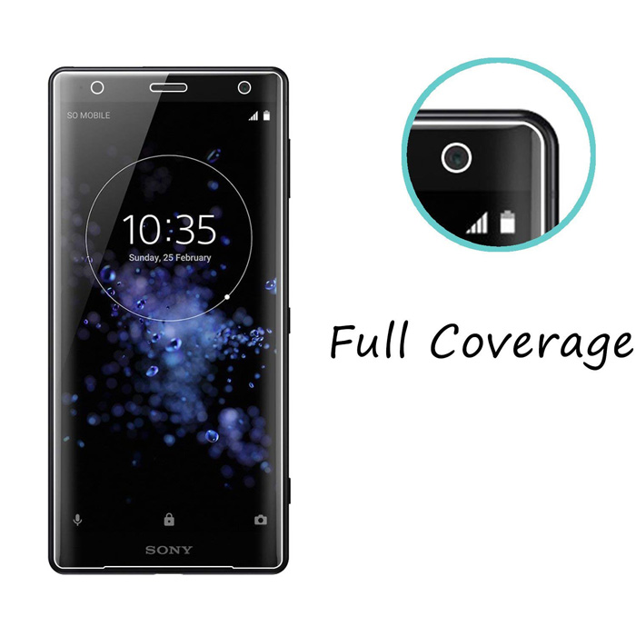 Miếng dán dẻo full màn hình Sony Xperia XZ2 Vmax 3D Curved TPU + tặng dán lưng Carbon 1