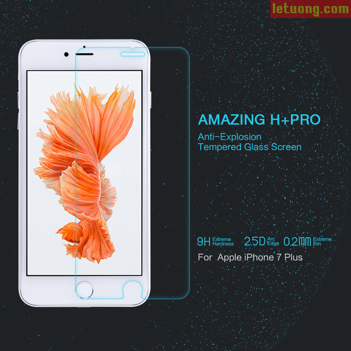 Kính cường lực Iphone 7 Plus Nillkin Amazing H+ Pro mỏng 0,2mm  3