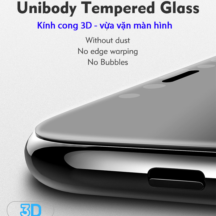 Miếng kính cường lực Iphone X Benks 3D X Pro+ Full màn hình 3