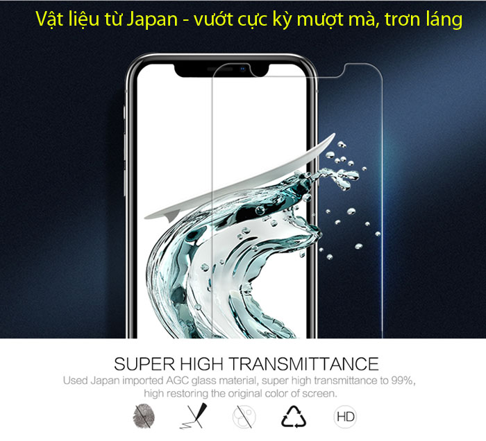 Kính cường lực Iphone X ( Iphone 10 ) Nillkin Amazing H+ Pro 0,2mm 2