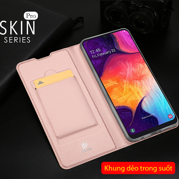 Bao da Galaxy A20 Dux Ducis Skin khung mềm - siêu mỏng - siêu mịn 2