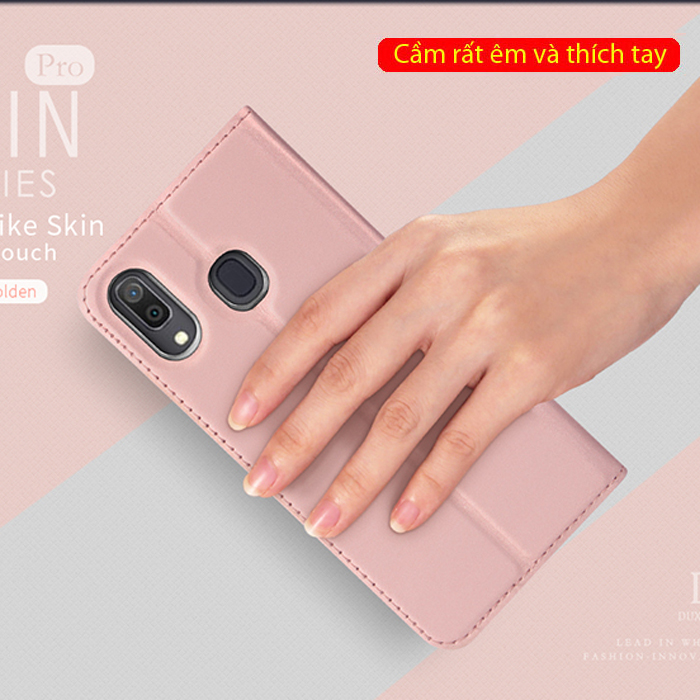 Bao da Galaxy A20 Dux Ducis Skin khung mềm - siêu mỏng - siêu mịn 1