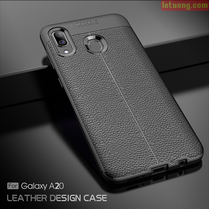 Ốp lưng Galaxy A20 LT Leather Design Case vân da sang trọng 5