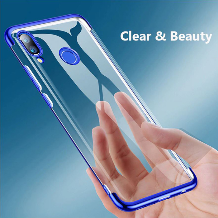 Ốp lưng Galaxy A20 LT Plating Case trong suốt viền mạ Crom sáng bóng 4