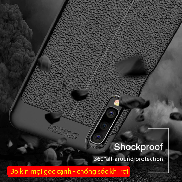 Ốp lưng Galaxy A30s LT Leather Design Case vân da sang trọng 3