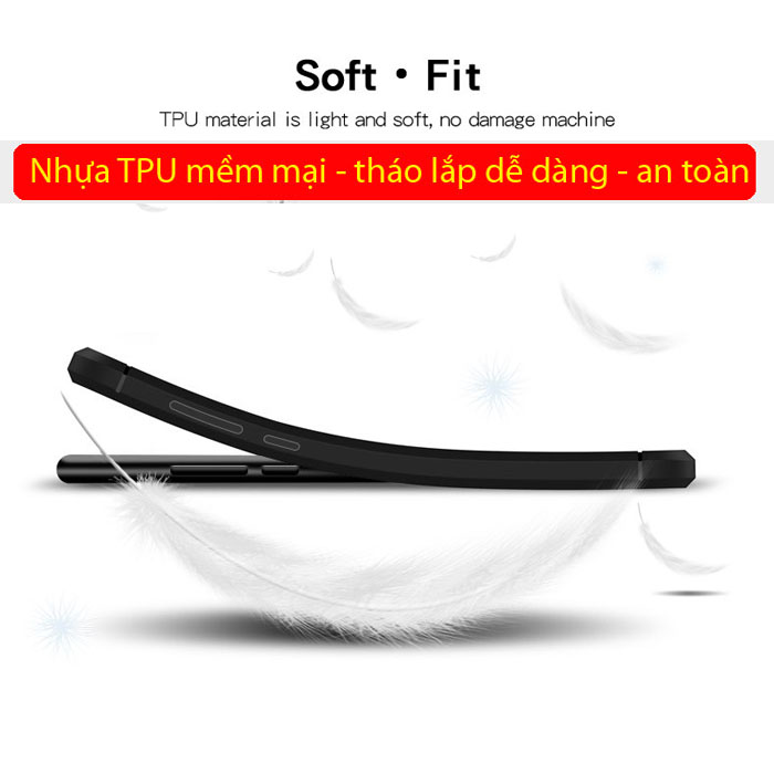 Ốp lưng Galaxy A30s Mofi Shen Du Carbon nhựa mềm - chống vân tay 2