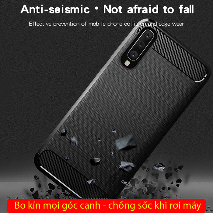 Ốp lưng Galaxy A30sMofi Shen Du Carbon nhựa mềm - chống vân tay 3