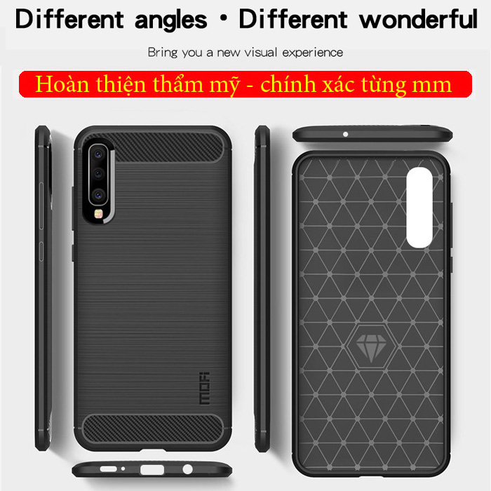Ốp lưng Galaxy A30sMofi Shen Du Carbon nhựa mềm - chống vân tay 4