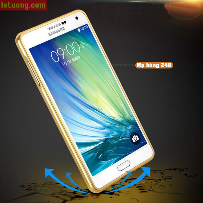 Ốp lưng Galaxy A5 2016 LT Armor Metal 24K mạ gương bóng bảy 6