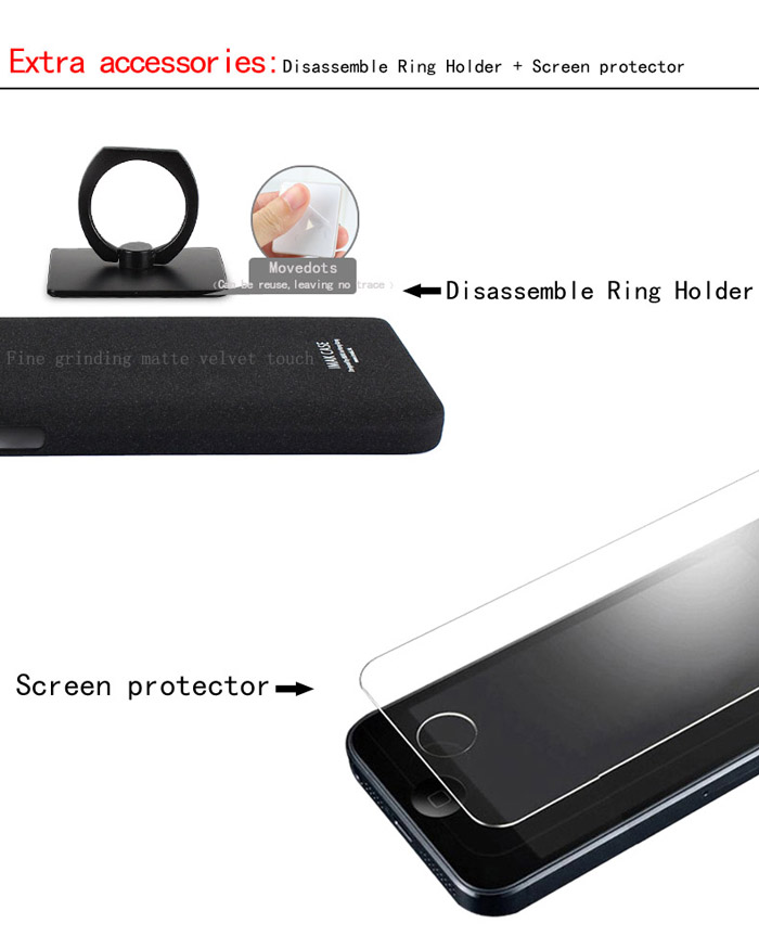 Ốp lưng Samsung Glaxy A5 207 Imak Cowboy vân cát + móc treo 2