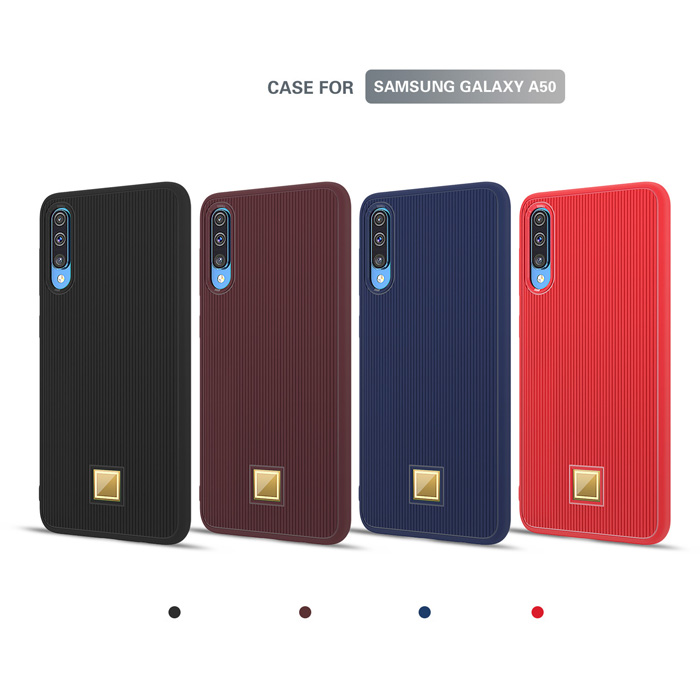 Ốp lưng Galaxy A50 LT Sign Stripe TPU Simplie Vân Sọc - Siêu Mỏng 1