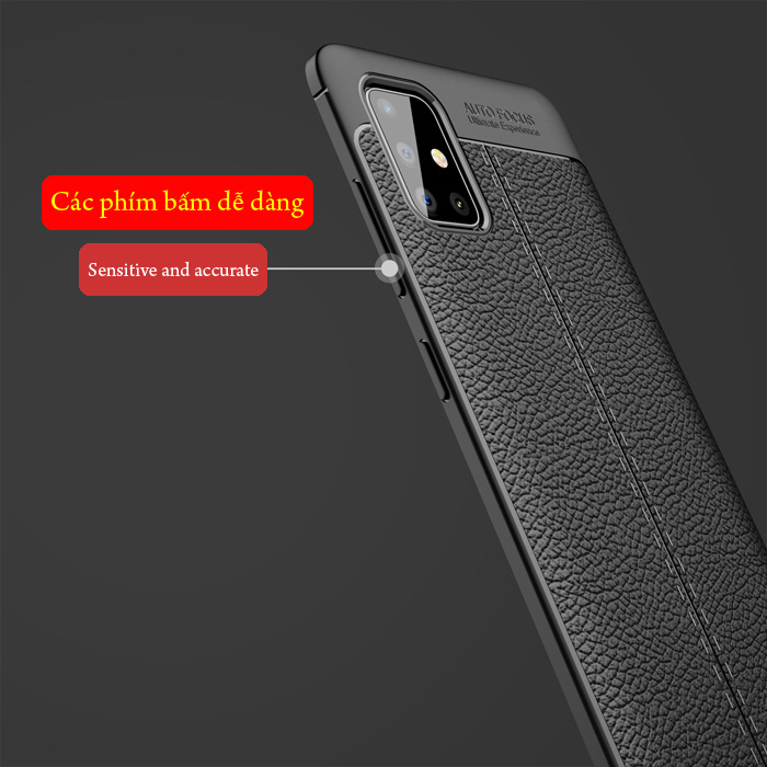 Ốp lưng Galaxy A51 LT Leather Design Case vân da sang trọng 4