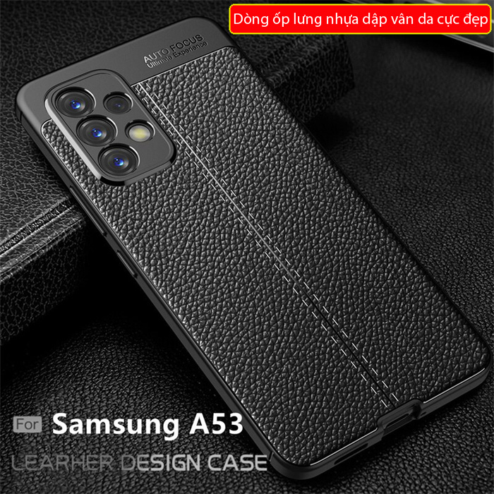 Ốp lưng Galaxy A53 5G LT Leather Design Case vân da sang trọng 6