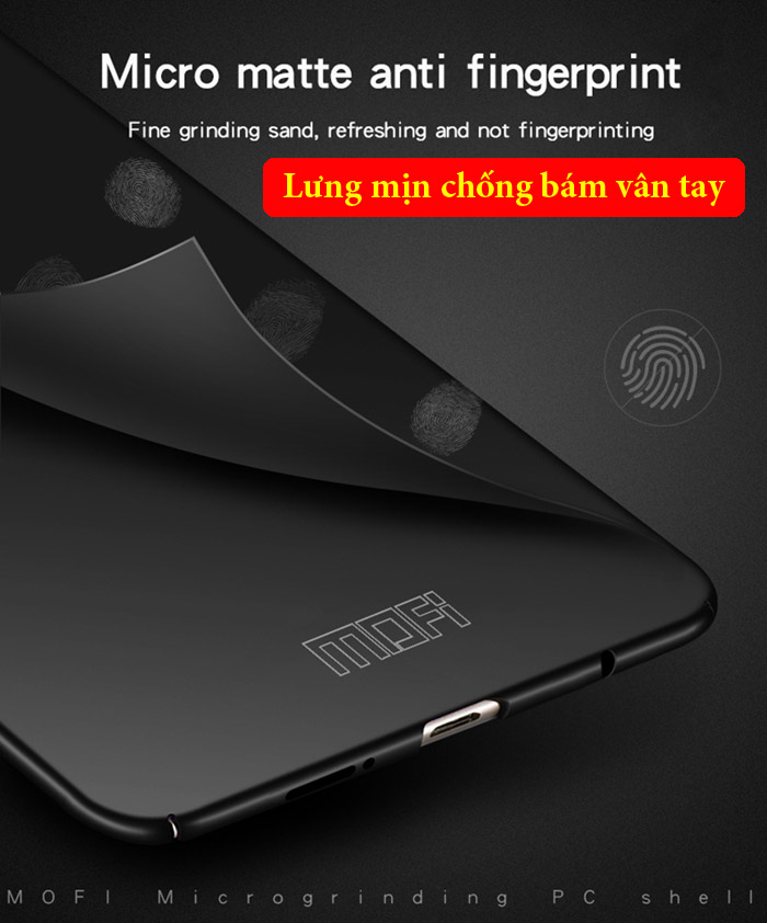 Ốp lưng Galaxy A7 2018 Mofi Fitted Case 360 siêu mỏng, lưng mịn 1