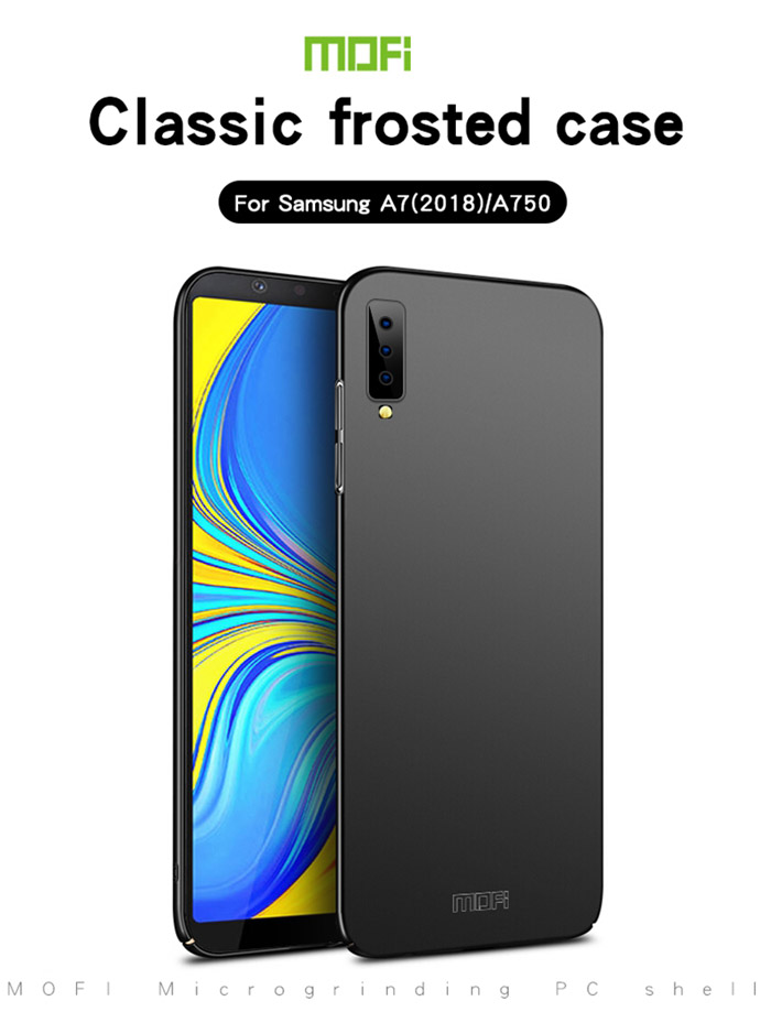 Ốp lưng Galaxy A7 2018 Mofi Fitted Case 360 siêu mỏng, lưng mịn 3