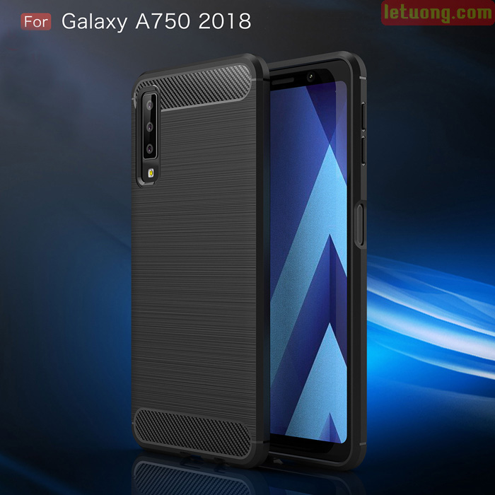 Ốp lưng Galaxy A7 2018 Viseaon Rugged Armor nhựa mềm chống sốc 2