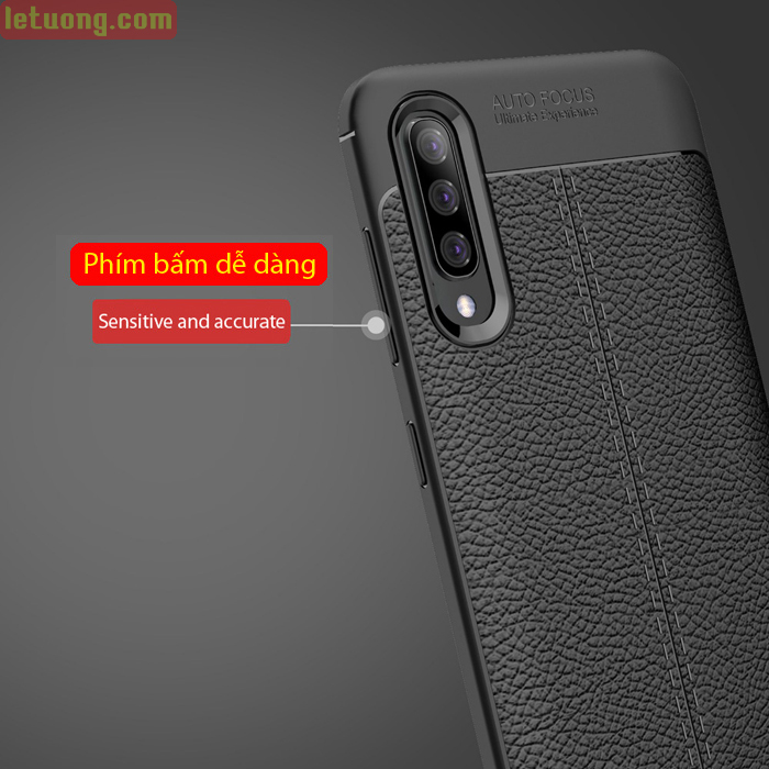 Ốp lưng Galaxy A70 LT Leather Design Case vân da sang trọng 4