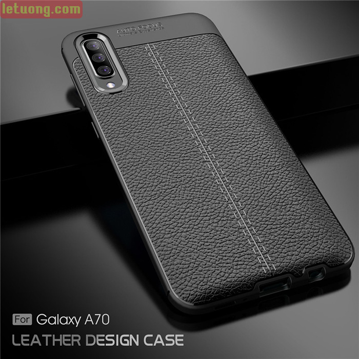 Ốp lưng Galaxy A70 LT Leather Design Case vân da sang trọng 5