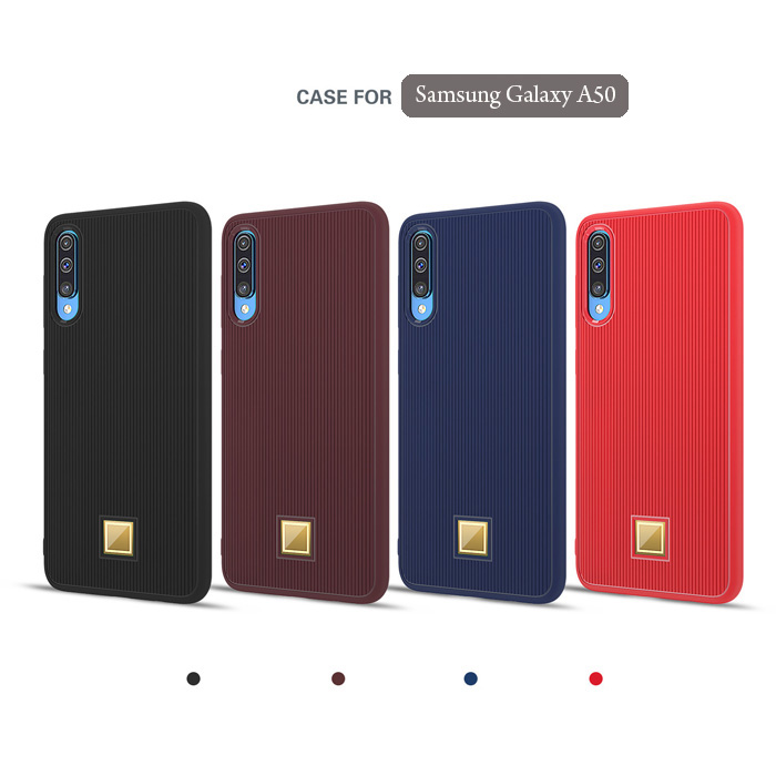 Ốp lưng Galaxy A70 LT Sign Stripe TPU Simplie Vân Sọc - Siêu Mỏng 1