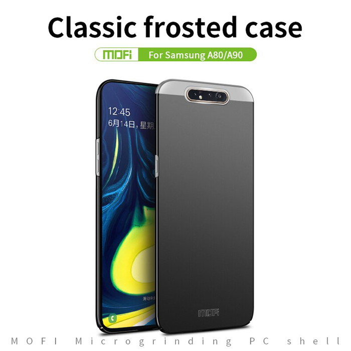Ốp lưng Galaxy A80 Mofi Fitted Case 360 siêu mỏng, lưng mịn 3