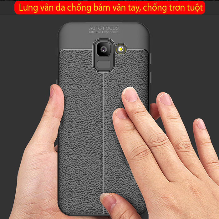 Ốp lưng Galaxy J6 2018 LT Leather Design Case vân da chống sốc 1