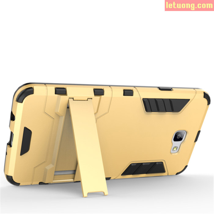 Ốp lưng Galaxy J7 Prime LT Iron Man chống sốc + kính cường lực 2