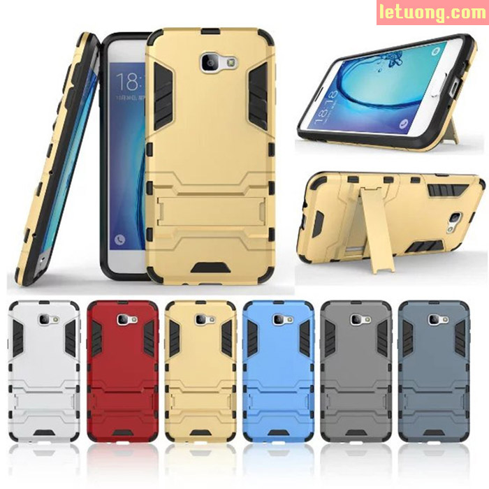 Ốp lưng Galaxy J7 Prime LT Iron Man chống sốc + kính cường lực 8