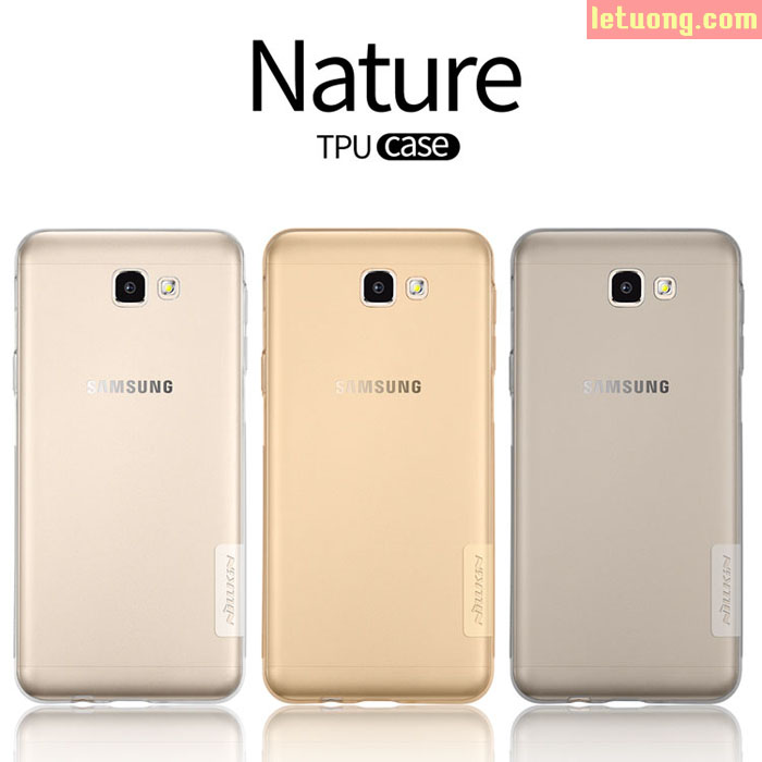 Ốp lưng Galaxy J7 Prime Nillkin Nature nhựa mềm trong suốt mỏng 0,6mm 1