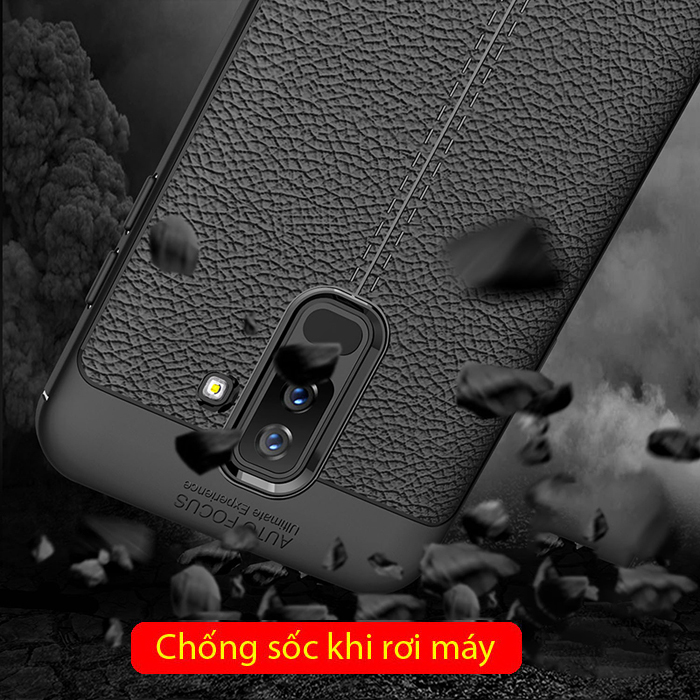 Ốp lưng Galaxy J8 2018 LT Leather Design Case vân da - sang trọng 3