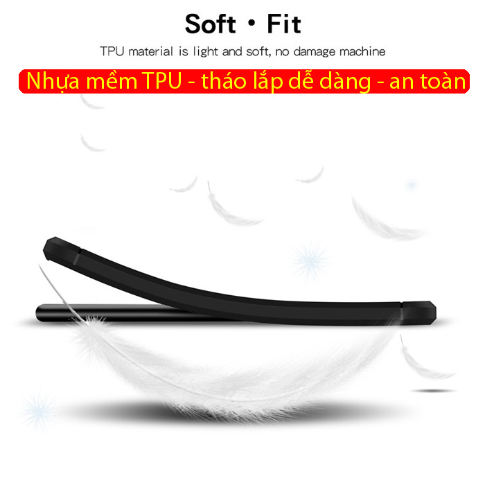 Ốp lưng Note 10 Plus Mofi Shen Du Carbon Fiber nhựa mềm - chống vân tay 2