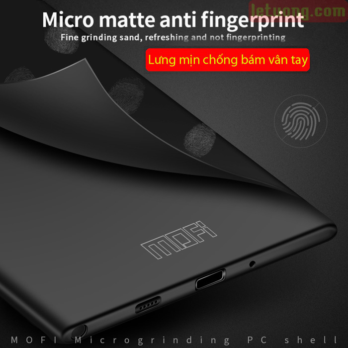 Ốp lưng Galaxy Note 10 Plus Mofi Fitted Case 360 siêu mỏng, lưng mịn 1