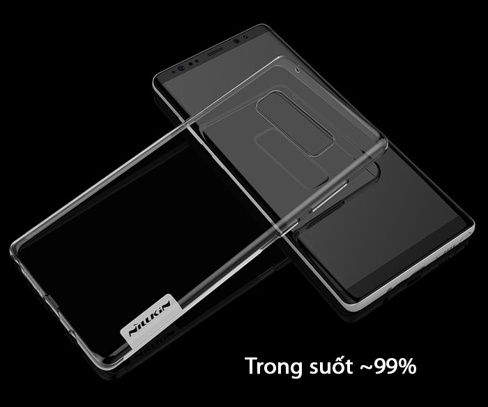 Ốp lưng Galaxy Note 8 Nillkin Nature TPU 0,6mm nhựa dẻo, trong suốt 1