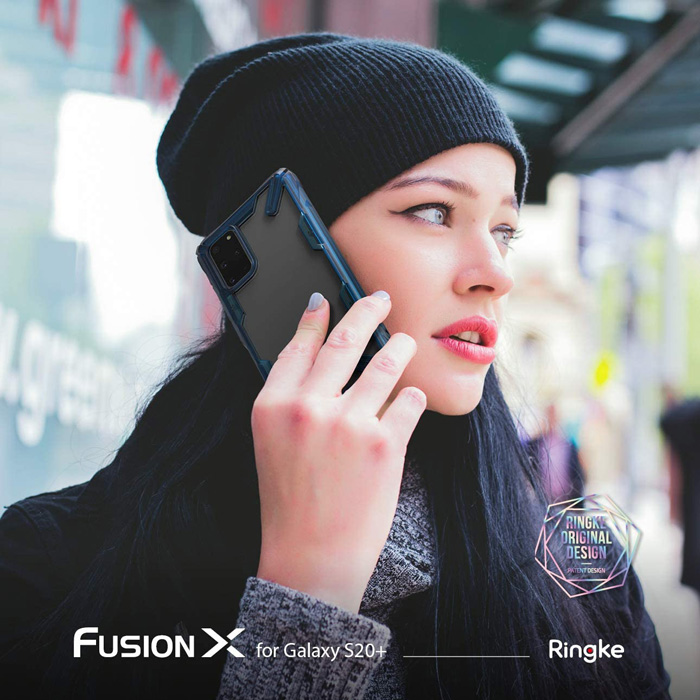 Ốp lưng Galaxy s20 Plus Ringke Fusion X chống sốc trong suốt từ USA 3