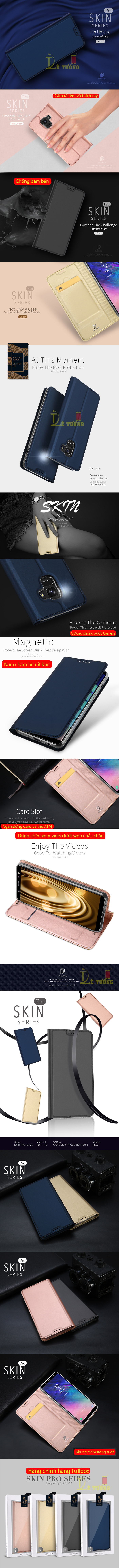 Bao da Galaxy A6 2018 Dux Ducis Skin siêu mỏng - khung mềm - mềm mịn 5