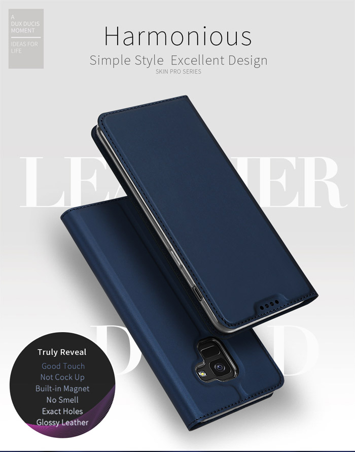Bao da Galaxy A6 2018 Dux Ducis Skin siêu mỏng - khung mềm - mềm mịn 1