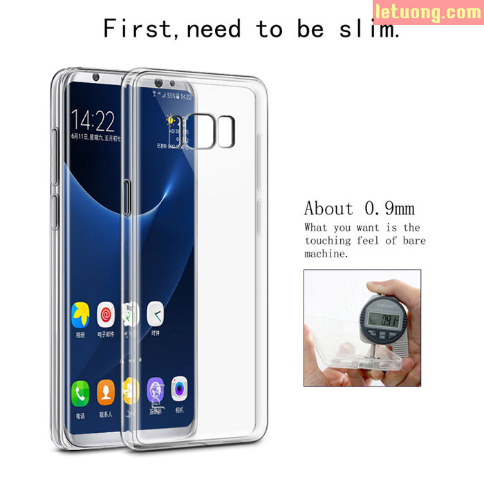 Ốp lưng Galaxy S8 Imak Stealth Case trong suốt nhự mềm siêu mỏng 1