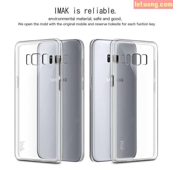 Ốp lưng Galaxy S8 Imak Stealth Case trong suốt nhự mềm siêu mỏng 2