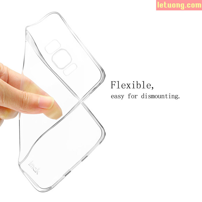 Ốp lưng S8 Plus Imak Stealth Case trong suốt nhự mềm siêu mỏng 5