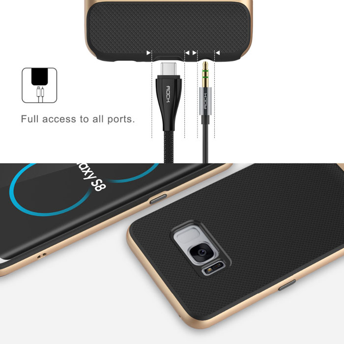 Ốp lưng Galaxy S8 Plus Rock Royce viền kép chắc chắn, độc đáo 4