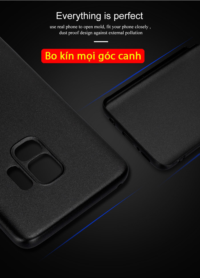 Ốp lưng Galaxy S9 Lenuo Leshield Case siêu mỏng lưng mịn 2