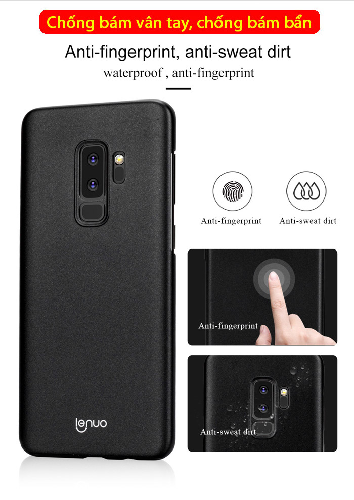 Ốp lưng Galaxy S9 Plus Lenuo Leshield Case siêu mỏng lưng mịn 1