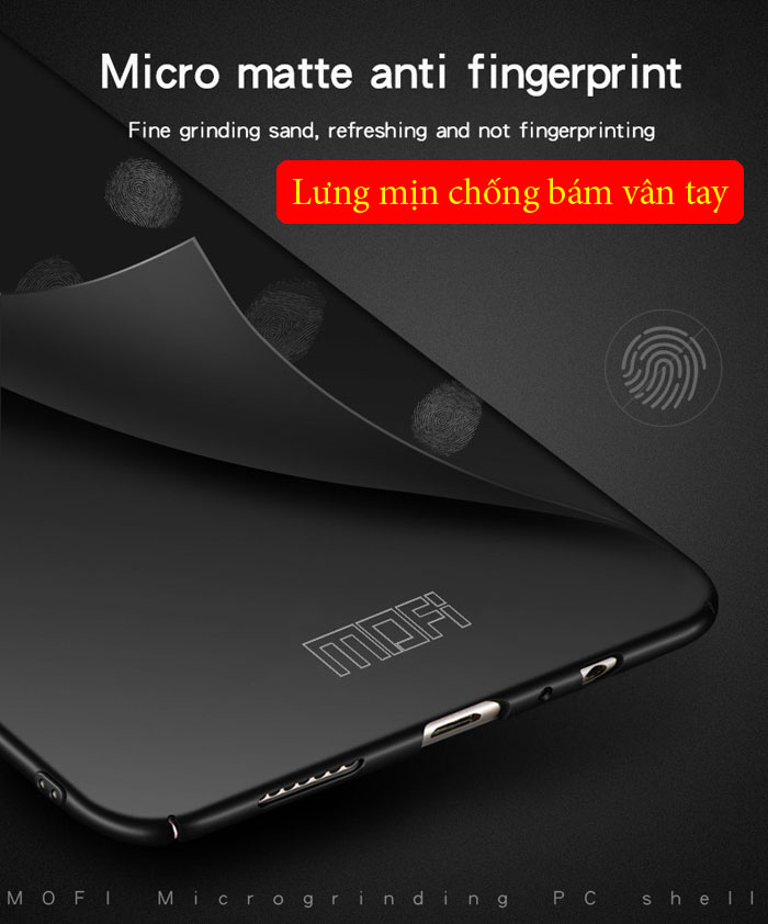 Ốp lưng Honor 8X Mofi Fitted Case 360 siêu mỏng, lưng mịn 1