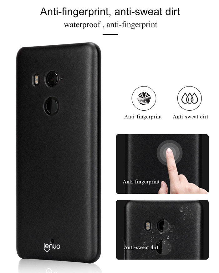 Ốp lưng HTC U11 Plus Lenuo Leshield Case siêu mỏng chống vân tay 1