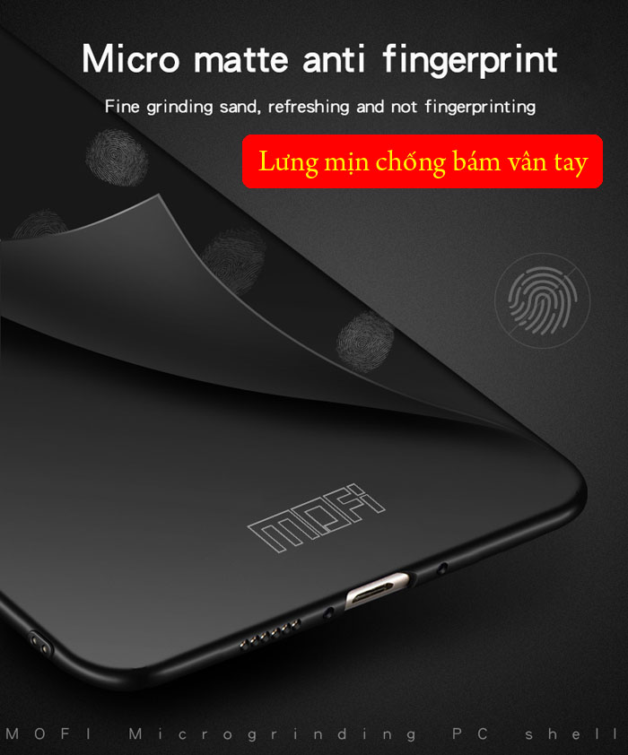 Ốp lưng Huawei Mate 20 Pro Mofi Fitted Case 360 siêu mỏng, lưng mịn 1