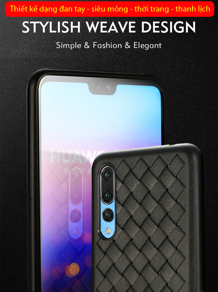 Ốp lưng Huawei P20 Pro Benks Magic Weaveit Grid Pattern dạng đan tay 1