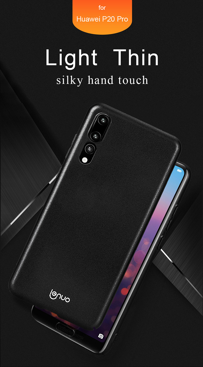 Ốp lưng Huawei P20 Pro Lenuo Leshield Case siêu mỏng, lưng mịn 4